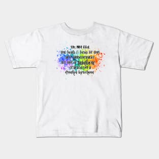 Rainbow crafted by drunk leprechauns Kids T-Shirt